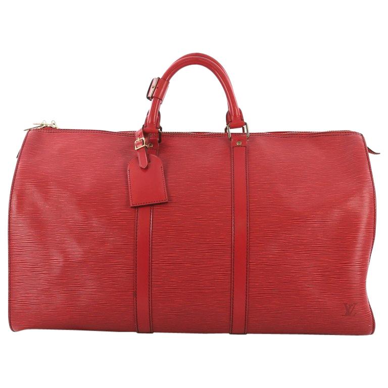 Louis Vuitton Keepall Bag Epi Leather 50 at 1stDibs