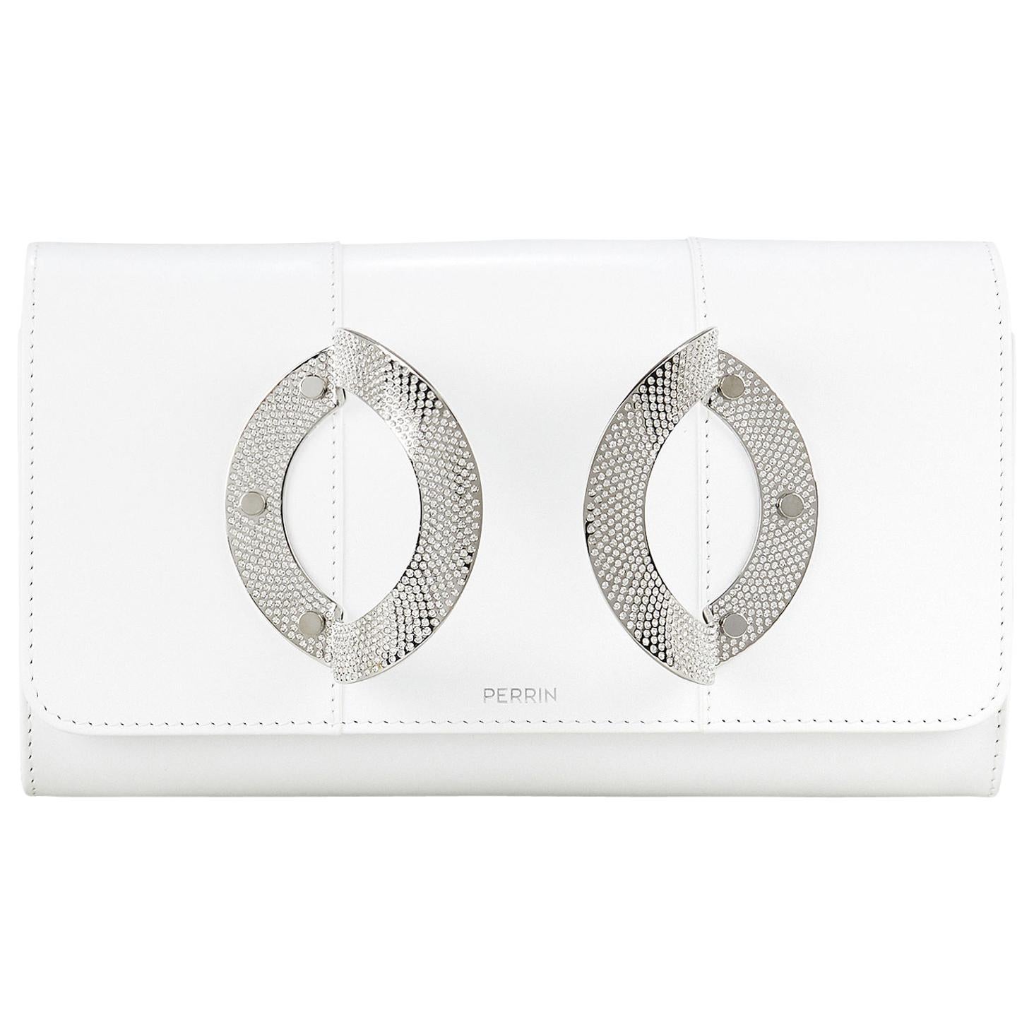 Perrin La Croisiere Crystal Handle Clutch