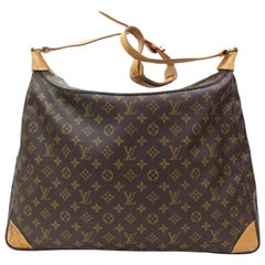 Louis Vuitton Monogram Boulgone 50 Hobo 867277 Brown Coated Canvas Shoulder Bag