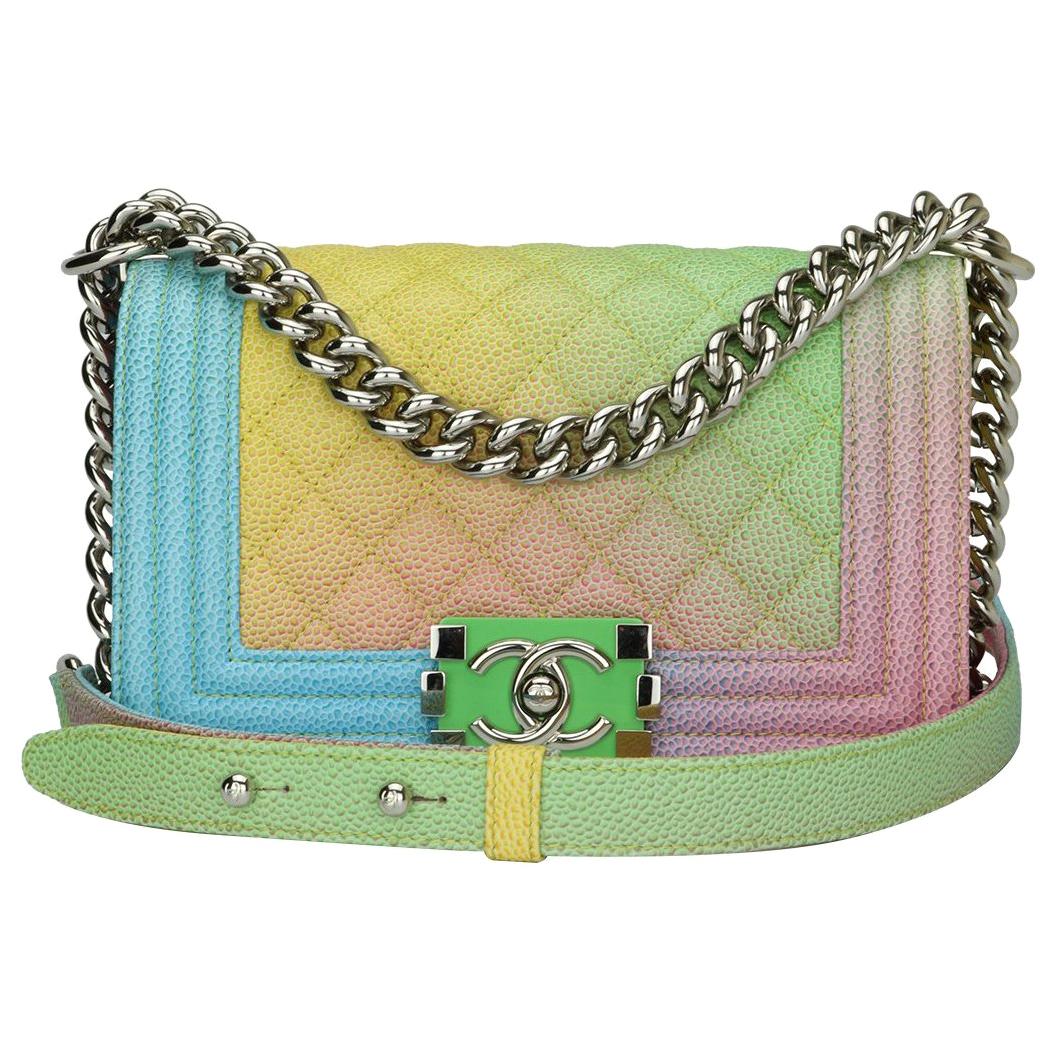 chanel rainbow purse