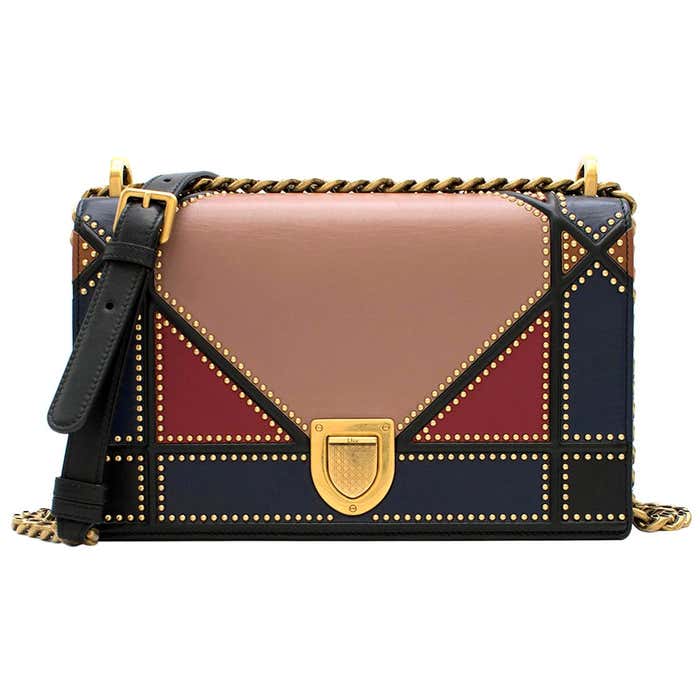 Christian Dior Multi-coloured Patchwork Diorama Bag - New Season at ...