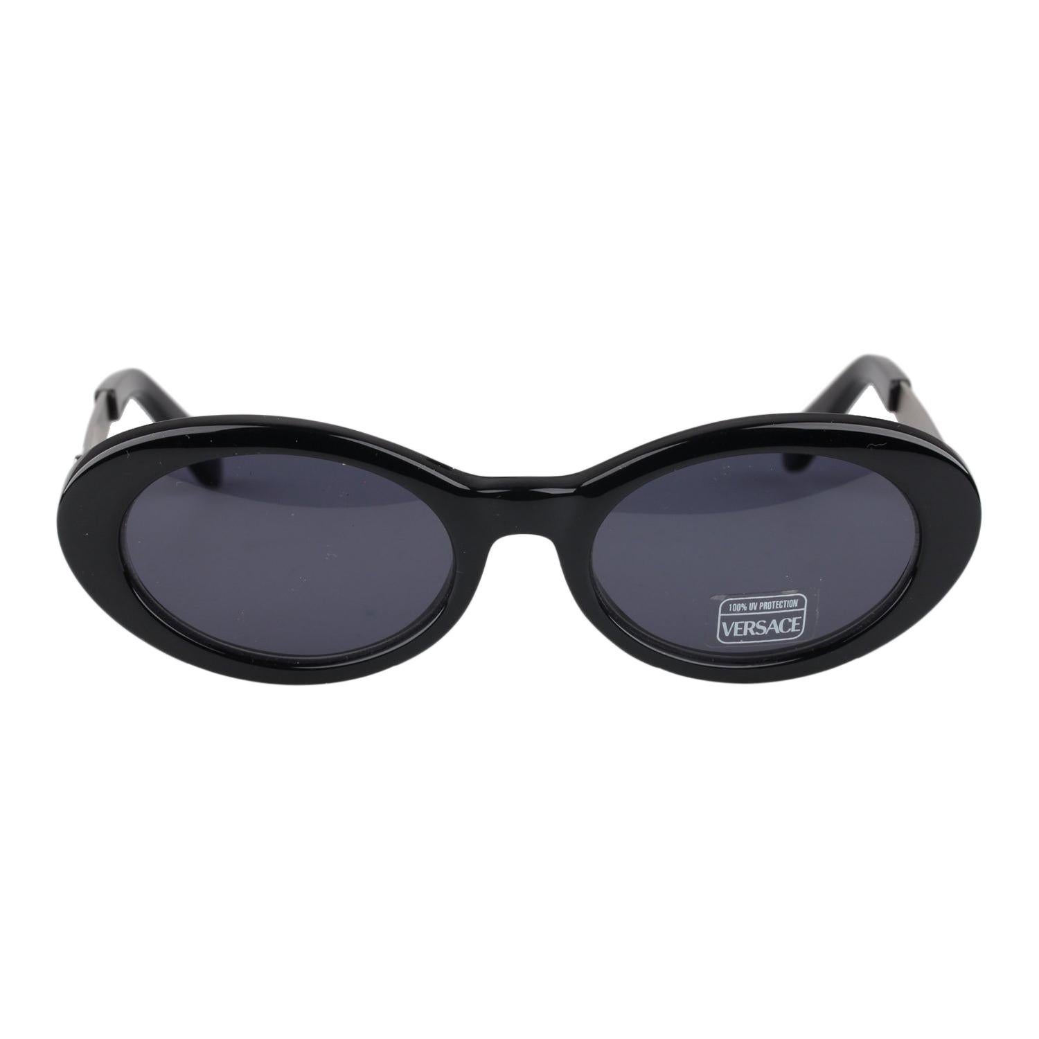 Gianni Versace Vintage Black Sunglasses Mod. 451G Col 852 New Old Stock ...