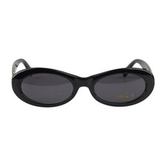 Gianni Versace Vintage Black Sunglasses Mod 307 Col 451 New Old Stock