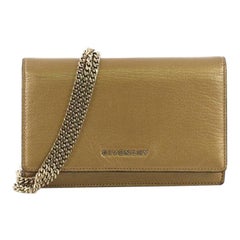 Used Givenchy Pandora Chain Wallet Leather