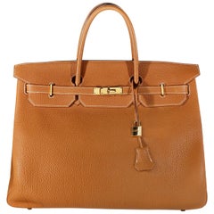 Hermès Gold Togo 40 cm Birkin with Gold Hardware