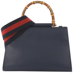 Gucci Nymphaea Top Handle Bag Leather Small