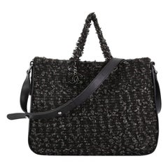 Chanel CC Charm Tote Tweed Large