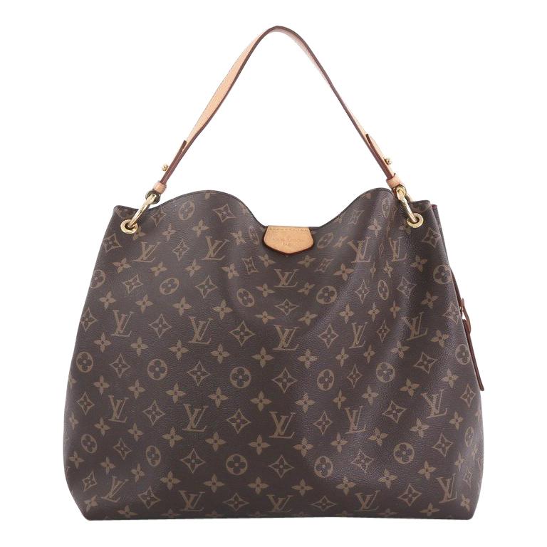 Sold at Auction: Louis Vuitton, Louis Vuitton - Damier Ebene Graceful MM  Monogram - Brown Hobo / Shoulder Bag