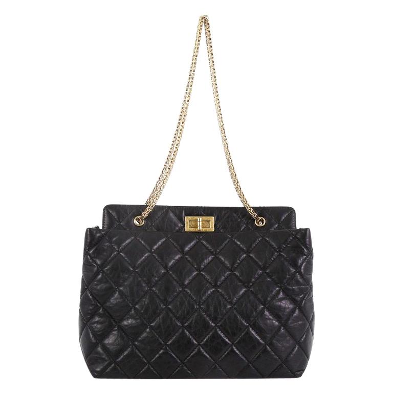 Chanel Reissue Tote Quilted Aged Calfskin Large at 1stDibs