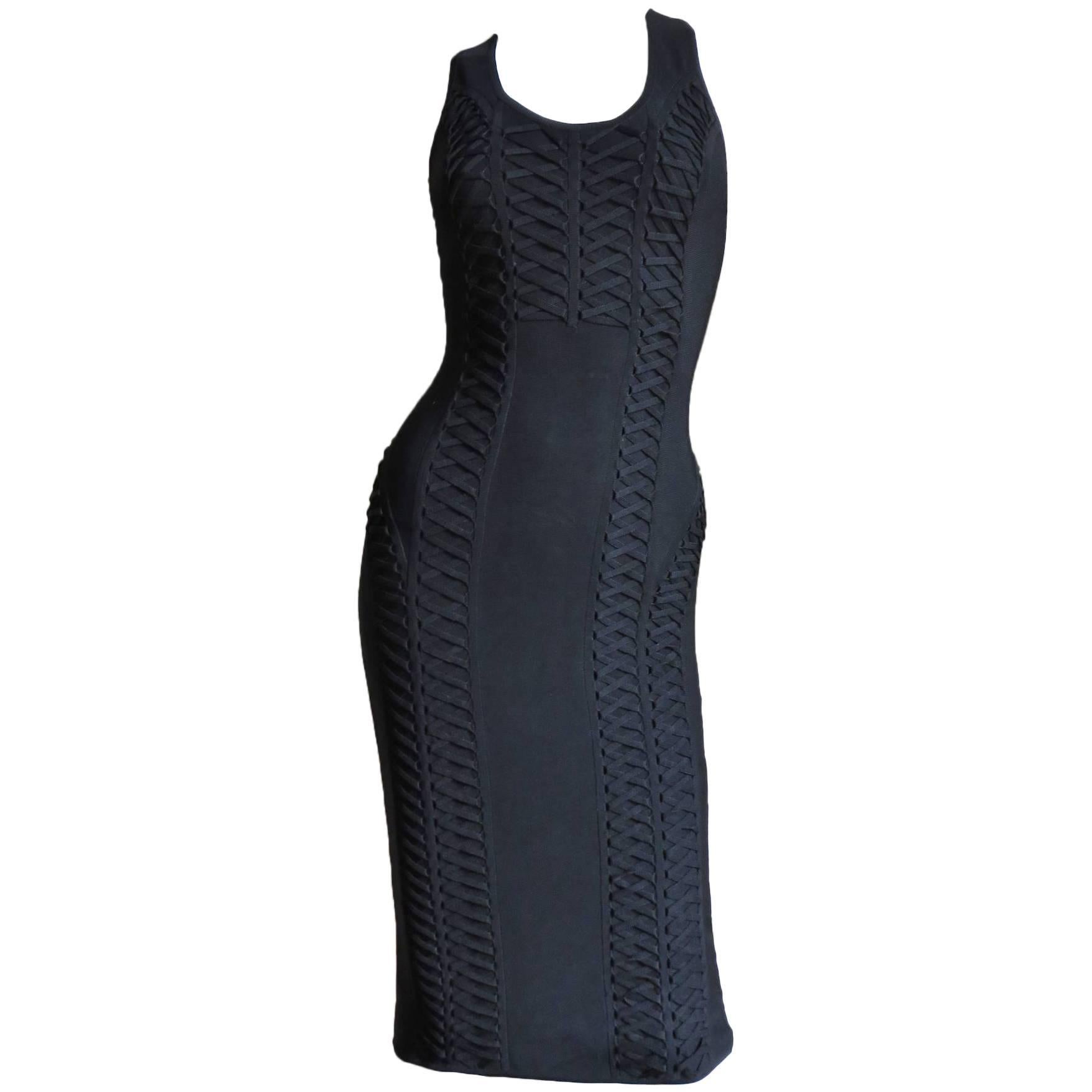 Christian Dior Bodycon Laceup Dress