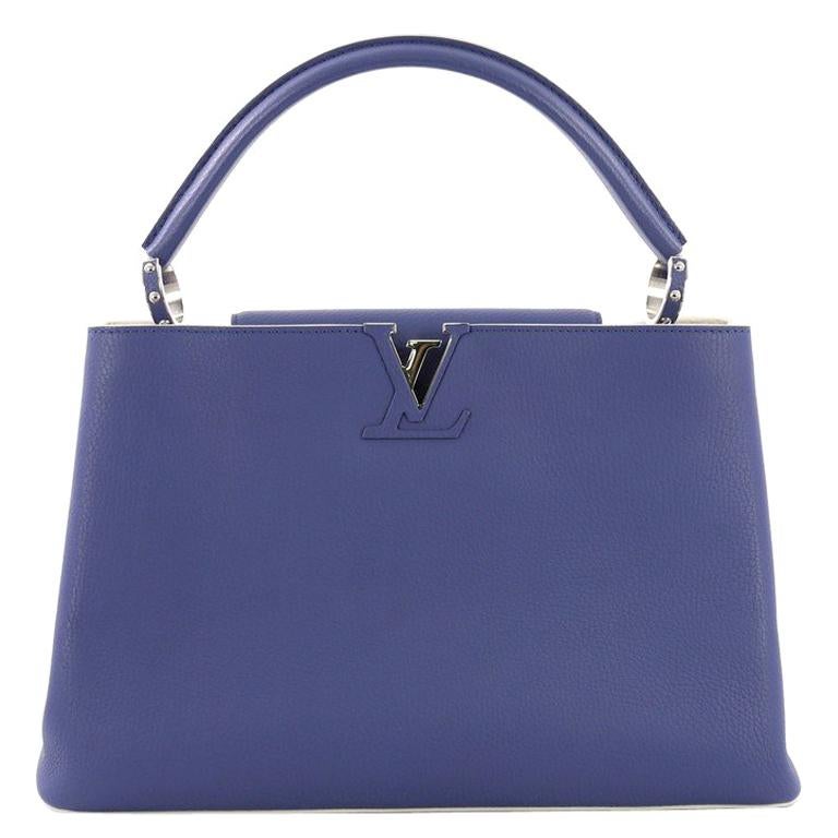 LOUIS VUITTON Bag Capucines BB Handbag Shoulder Bag Turquoise