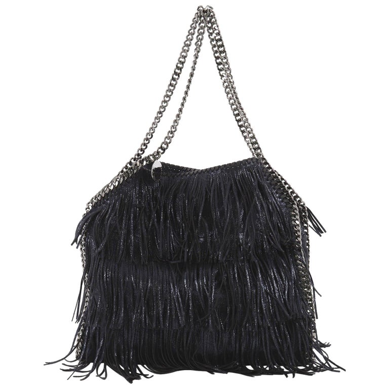 Stella McCartney Falabella Fringe Tote Shaggy Deer Small at 1stDibs