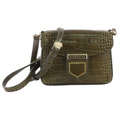 Givenchy Nobile Crossbody Bag Crocodile Embossed Leather Mini