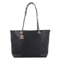 Chanel Shopping Tote Perforated Caviar Small