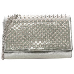 Christian Louboutin Paloma Clutch Spiked Leather