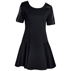 Black Jonathan Simkhai Neoprene A-Line Dress