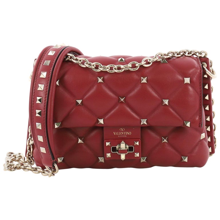 Valentino Candystud Crossbody Bag Leather Large at 1stDibs