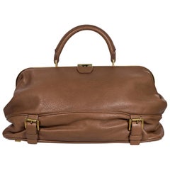 Brown Michael Kors Leather Top-Handle Bag