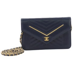 Chanel Vintage Envelope Flap Chevron Lambskin Jumbo at 1stDibs