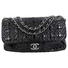 Chanel Rock In Moscow Flap Bag Patent Vinyl Jumbo