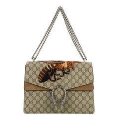 Gucci Dionysus Handbag Embroidered GG Coated Canvas Medium
