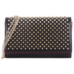 Christian Louboutin Paloma Clutch Spiked Leather