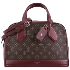 Louis Vuitton Dora Handbag Monogram Canvas and Calf Leather PM