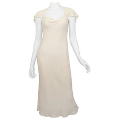 Ralph Lauren Silk Bias Cut Gown / Minimalist Dress
