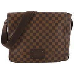 Louis Vuitton Damier Ebene Brooklyn GM Messenger Bag at 1stDibs