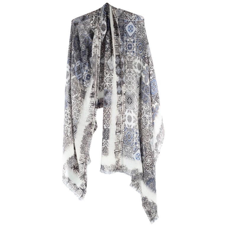 Ama Pure Cashmere Scarf For Sale at 1stDibs