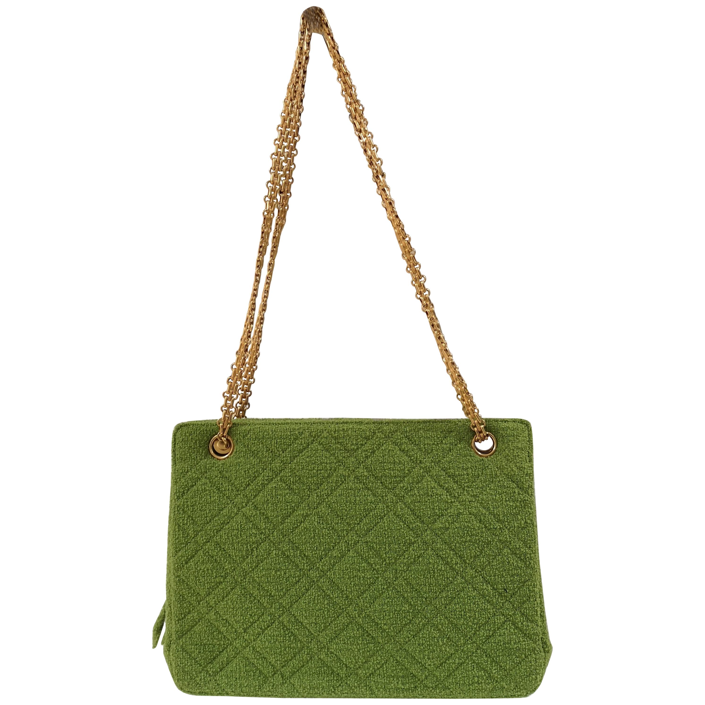 Chanel Vintage Green Bag