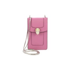 Bvlgari Serpenti Forever Wallet on Chain Leather Vertical at 1stDibs ...