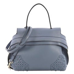 Tod's Studded Convertible Wave Bag Leather Mini