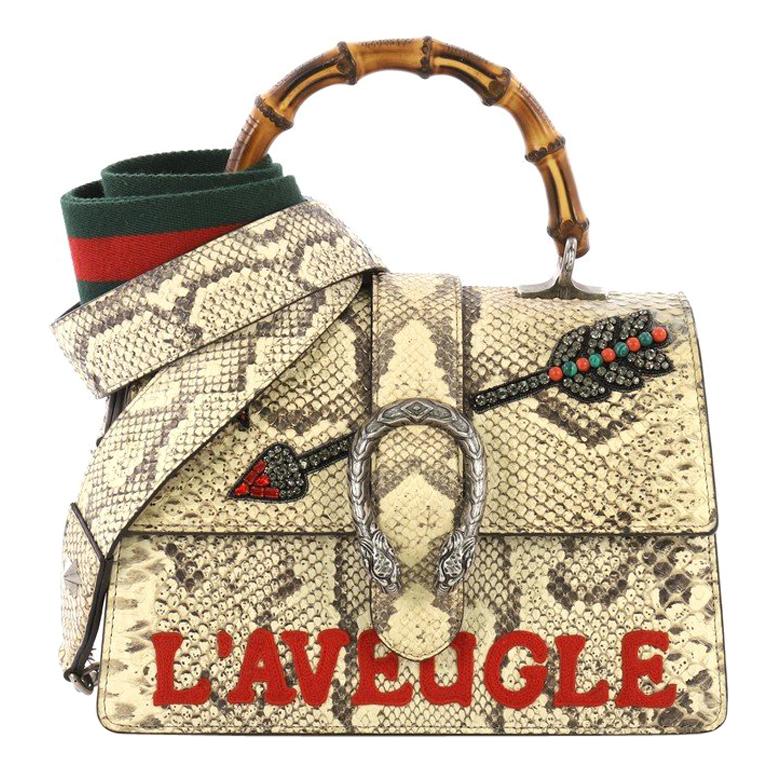 Gucci Dionysus Bamboo Top Handle Handbag