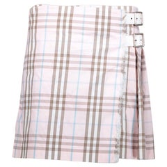 Mini jupe rose plissée Burberry - Taille 36