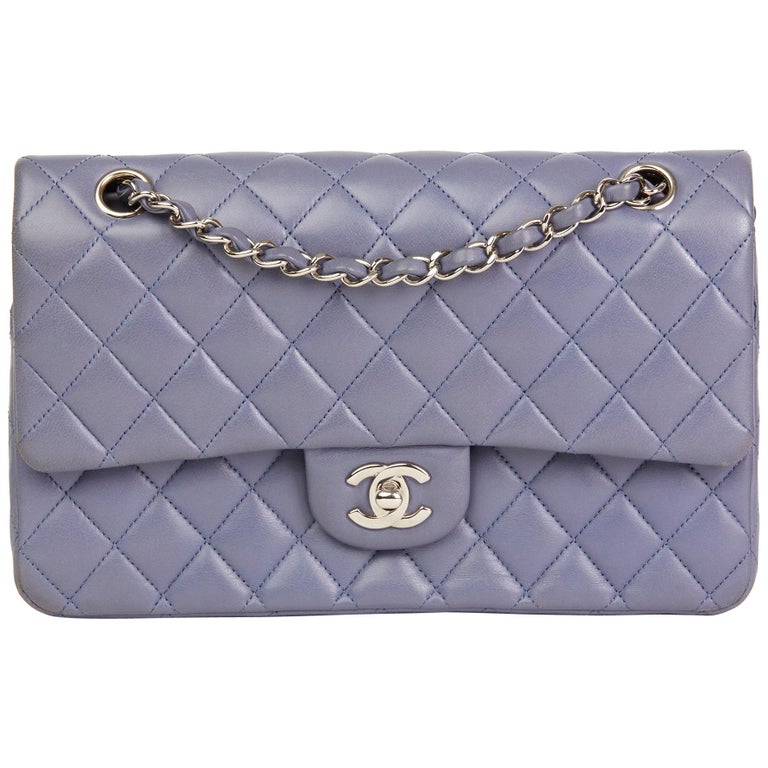 2011 Chanel Lilac Quilted Lambskin Medium Classic Double Flap Bag at  1stDibs