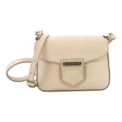 Givenchy Nobile Crossbody Bag Crocodile Embossed Leather Mini