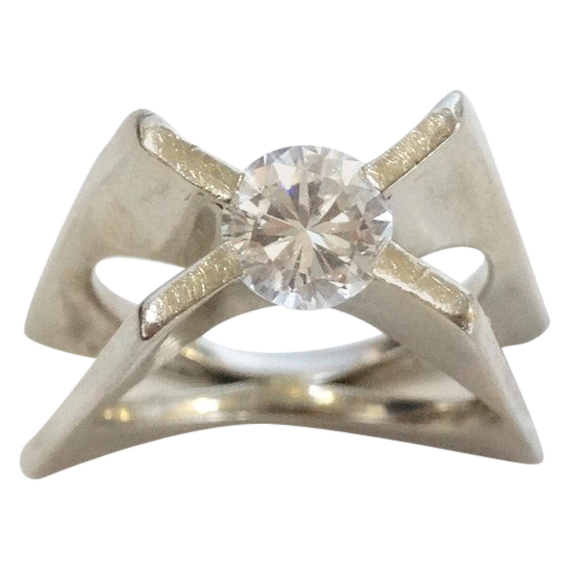 Whitt for Georg Jensen 1 Carat Diamond Ring