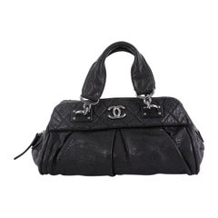 Chanel CC Soft Bowler Bag Aged Calfskin Small