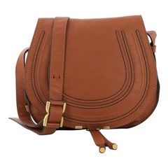 Used Chloe Marcie Crossbody Bag Leather Medium