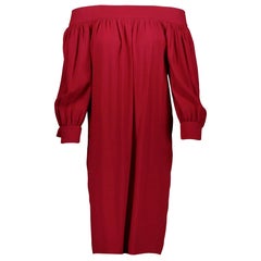 Gucci Bardot Red Viscose Dress - size IT38