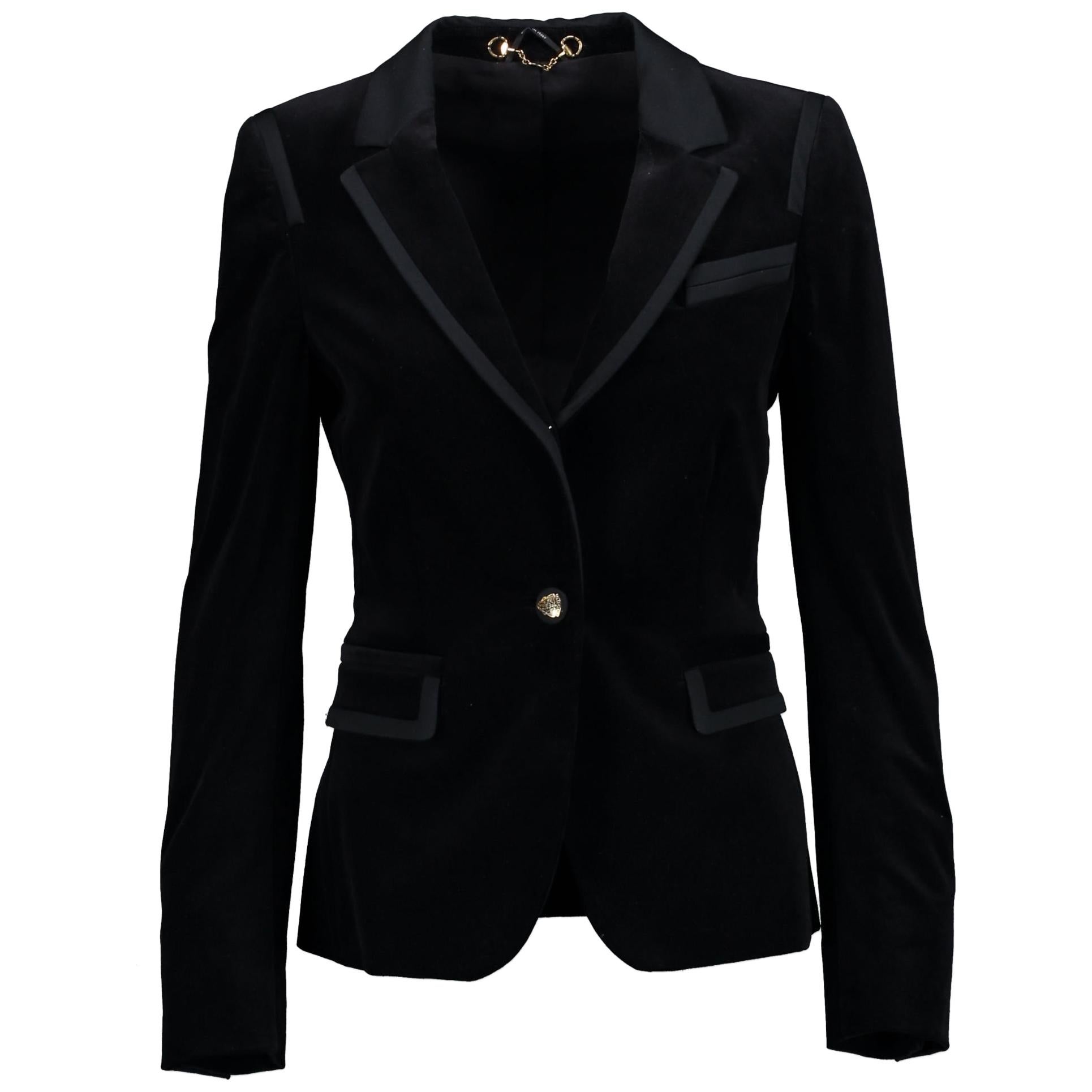 Gucci black velvet suit - Size 38