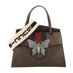  Gucci Totem Top Handle Bag Leather Medium