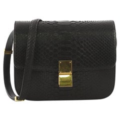 Celine Classic Box Tasche Python Medium