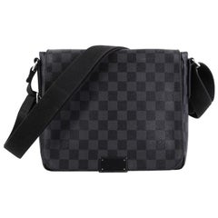 Louis Vuitton Damier Graphite Canvas World Map District Messenger Bag