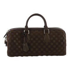 Louis Vuitton Speedy Cube Bag Damier Cubic Leather and Velvet East West