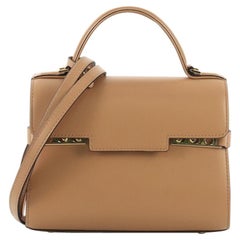 Delvaux Tempete Top Handle Bag Leather Mini