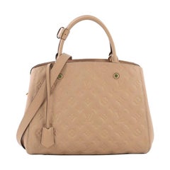 Louis Vuitton Montaigne Handbag Monogram Empreinte Leather MM