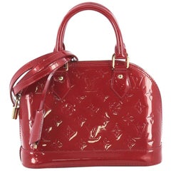 Preloved Louis Vuitton Yellow Vernis Leather Alma Bb Handbag FL1164 072423