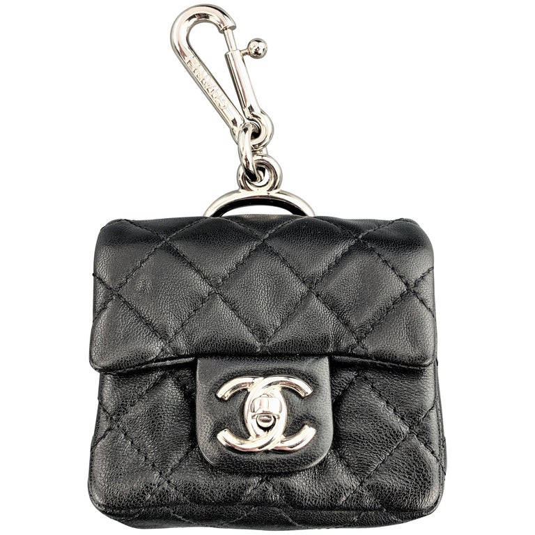 CHANEL, Bags, Chanel Caviar Leather Keychain Coin Purse